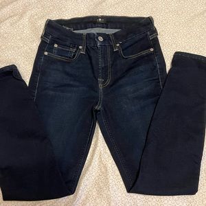 7 for all mankind skinny jeans size 27.
